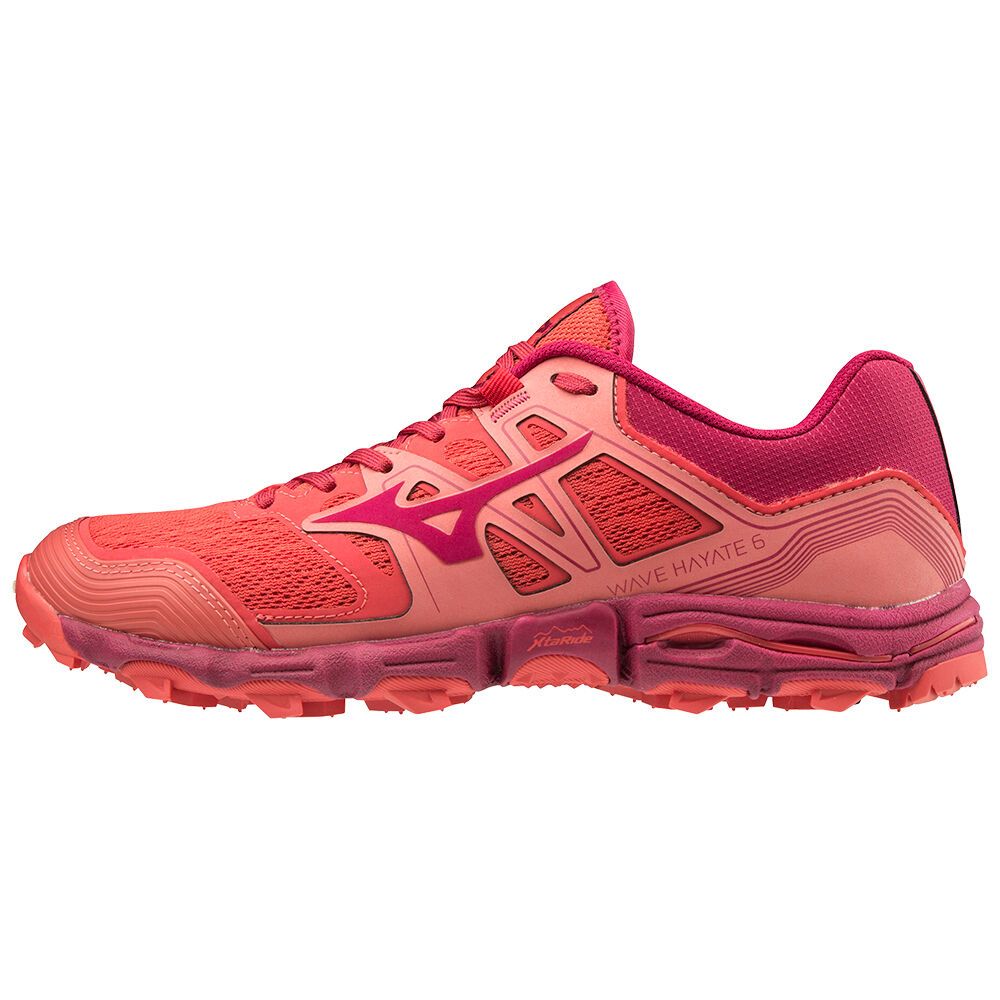 Scarpe Da Trail Running Mizuno Wave Hayate 6 Donna - Rosse - 28935-EFXW